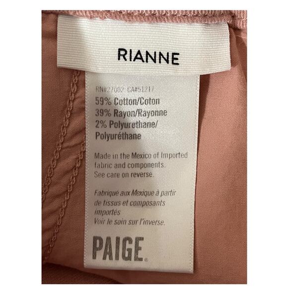 Paige pants Rianne Slash Pocket Chino pink size 30 - Picture 6 of 7